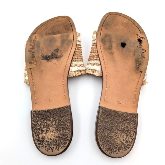 Sam Edelman Georgia Slide Sandal Open Toe Women's Tan Multi Size US8.5M EU39 - Picture 8 of 8